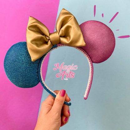 Mickey, Minnie, Disney, Disney Walt Disney, Personalizados, Tiara da Minnie, Minnie ears, Tiara Minnie, Orelhinha da Minnie, Orelha Minnie, 50th walt disney, 50 anos disney, Silhouette