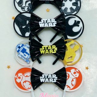 Mickey, Minnie, Disney, Disney Walt Disney, Personalizados, Tiara da Minnie, Minnie ears, Tiara Minnie, Orelhinha da Minnie, Orelha Minnie, Star Wars