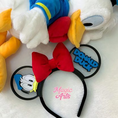 Mickey, Minnie, Disney, Disney Walt Disney, Personalizados, Tiara da Minnie, Minnie ears, Tiara Minnie, Orelhinha da Minnie, Orelha Minnie, laços personalizados, Pato Donald