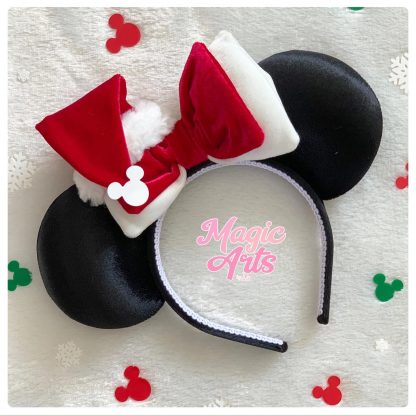 Mickey, Minnie, Disney, Disney Walt Disney, Personalizados, Tiara da Minnie, Minnie ears, Tiara Minnie, Orelhinha da Minnie, Orelha Minnie, Natal, Feliz Natal