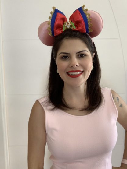 Mickey, Minnie, Disney, Disney Walt Disney, Personalizados, Tiara da Minnie, Minnie ears, Tiara Minnie, Orelhinha da Minnie, Orelha Minnie, Mulan